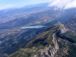 Flying east towards Terradets gorge